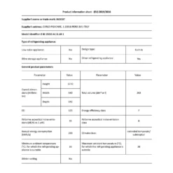 Indesit EIB15050A1D.UK1 Integrated 50/50 Fridge Freezer With Sliding Door Fixing Kit - White -Hoove Kitchen Shop 13950683 8114985910025551