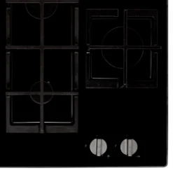 Hoover H-HOB 300 GAS HVG6DK3B 60cm Gas Hob - Black -Hoove Kitchen Shop 13950688 1384985910754410