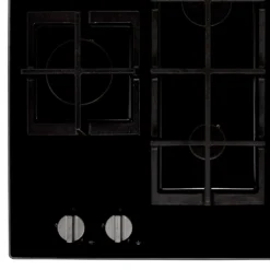 Hoover H-HOB 300 GAS HVG6DK3B 60cm Gas Hob - Black -Hoove Kitchen Shop 13950688 3984985910860037