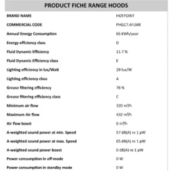 Hotpoint PHGC7.4FLMX 70 Cm Chimney Cooker Hood - Stainless Steel 17 Hotpoint PHGC7.4FLMX 70 Cm Chimney Cooker Hood - Stainless Steel -Hoove Kitchen Shop 13950692 6194985911291689