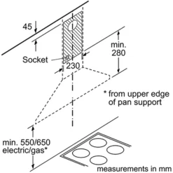 Bosch Serie 2 DWP74BC50B 75 Cm Chimney Cooker Hood - Stainless Steel -Hoove Kitchen Shop 13950697 3864985910038016