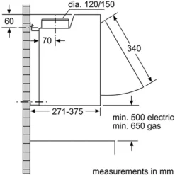 Bosch Serie 2 DEM63AC00B 60 Cm Integrated Cooker Hood - Silver -Hoove Kitchen Shop 13950698 1974985910681519