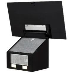 Bosch Serie 2 DWK87EM60B 80 Cm Angled Chimney Cooker Hood - Black -Hoove Kitchen Shop 13950702 1584985911160931