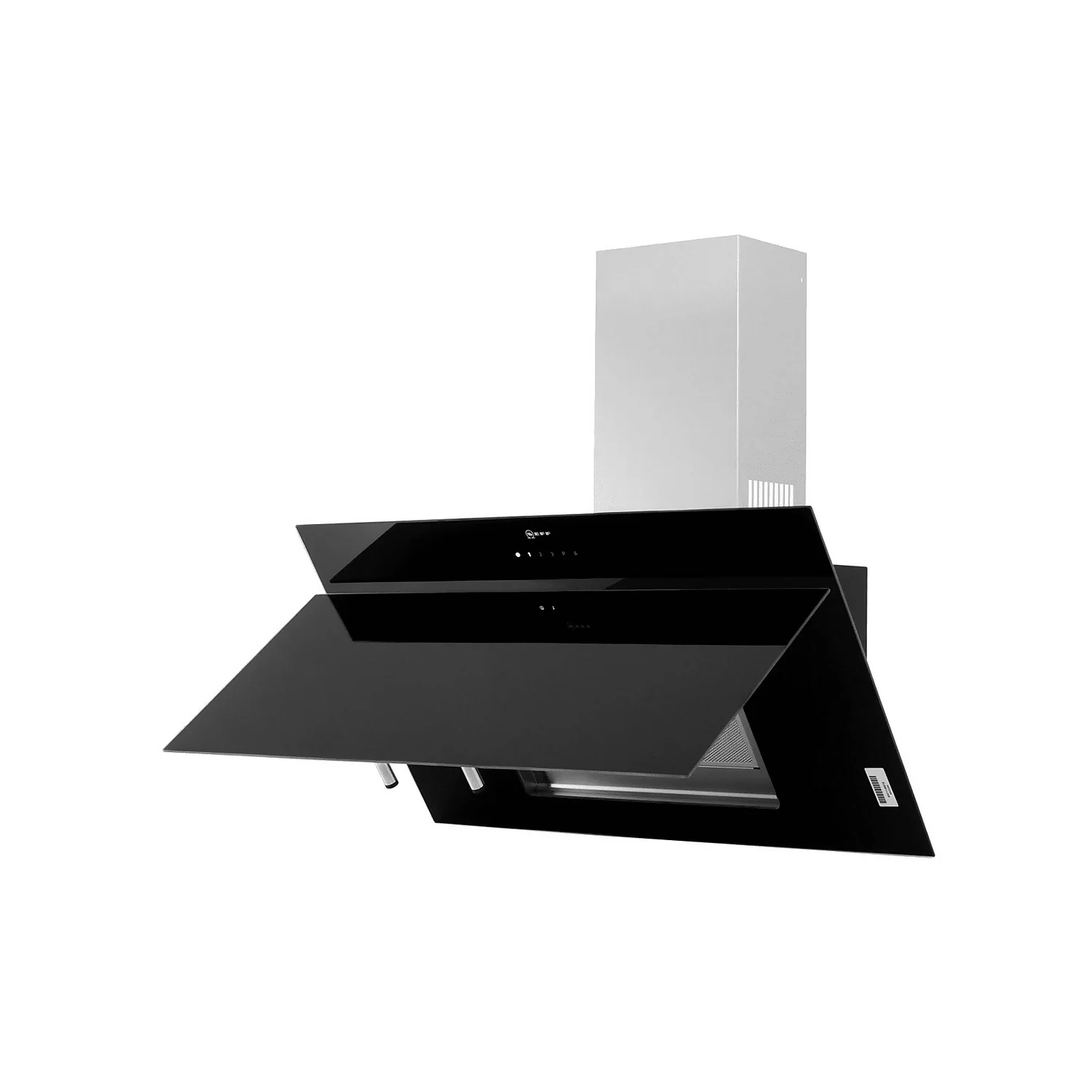 NEFF N50 D95IHM1S0B 89 Cm Angled Chimney Cooker Hood - Black 6 NEFF N50 D95IHM1S0B 89 Cm Angled Chimney Cooker Hood - Black - Image 6