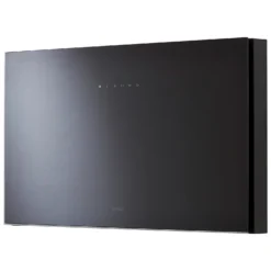 Elica PLAT-BLK-80 80 Cm Chimney Cooker Hood - Black Glass - For Ducted/Recirculating Ventilation -Hoove Kitchen Shop 13950715 1124985910938910