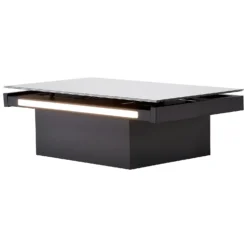 Elica PLAT-BLK-80 80 Cm Chimney Cooker Hood - Black Glass - For Ducted/Recirculating Ventilation -Hoove Kitchen Shop 13950715 1794985910834369