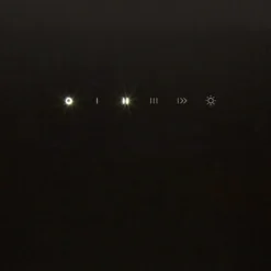 Elica PLAT-BLK-80 80 Cm Chimney Cooker Hood - Black Glass - For Ducted/Recirculating Ventilation -Hoove Kitchen Shop 13950715 7144985911045959