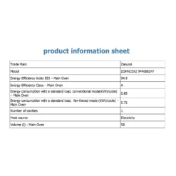 Zanussi ZPG2000BXA Built In Electric Single Oven And Gas Hob Pack - Stainless Steel -Hoove Kitchen Shop 13950716 2034985910354750