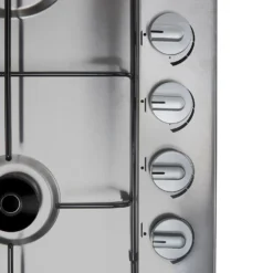 Hisense GM642XSUK 58cm Gas Hob - Stainless Steel -Hoove Kitchen Shop 14200027 1465011750254090