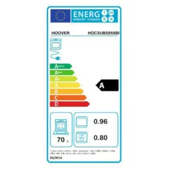 Hoover H-OVEN 300 HOC3UB5858BI Built In Electric Single Oven - Black / Stainless Steel -Hoove Kitchen Shop 14200035 1545011759276863