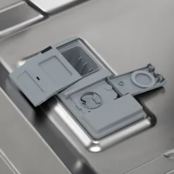 Hotpoint HSIC3M19CUKN Fully Integrated Slimline Dishwasher - Silver Control Panel With Fixed Door Fixing Kit -Hoove Kitchen Shop 14200044 8665011737760851