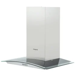 Hotpoint PHGC6.4FLMX 60cm Chimney Cooker Hood - Stainless Steel