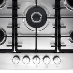Hotpoint PPH75GDFIXUK 75cm Gas Hob - Silver -Hoove Kitchen Shop 14200047 1585011750107975