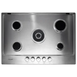 Hotpoint PPH75GDFIXUK 75cm Gas Hob - Silver -Hoove Kitchen Shop 14200047 2015011750187202