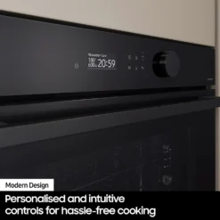 Samsung Bespoke Series 5 NQ5B5763DBK Wifi Connected Built In Compact Electric Single Oven With Microwave - Black -Hoove Kitchen Shop 14200053 6615011759736589