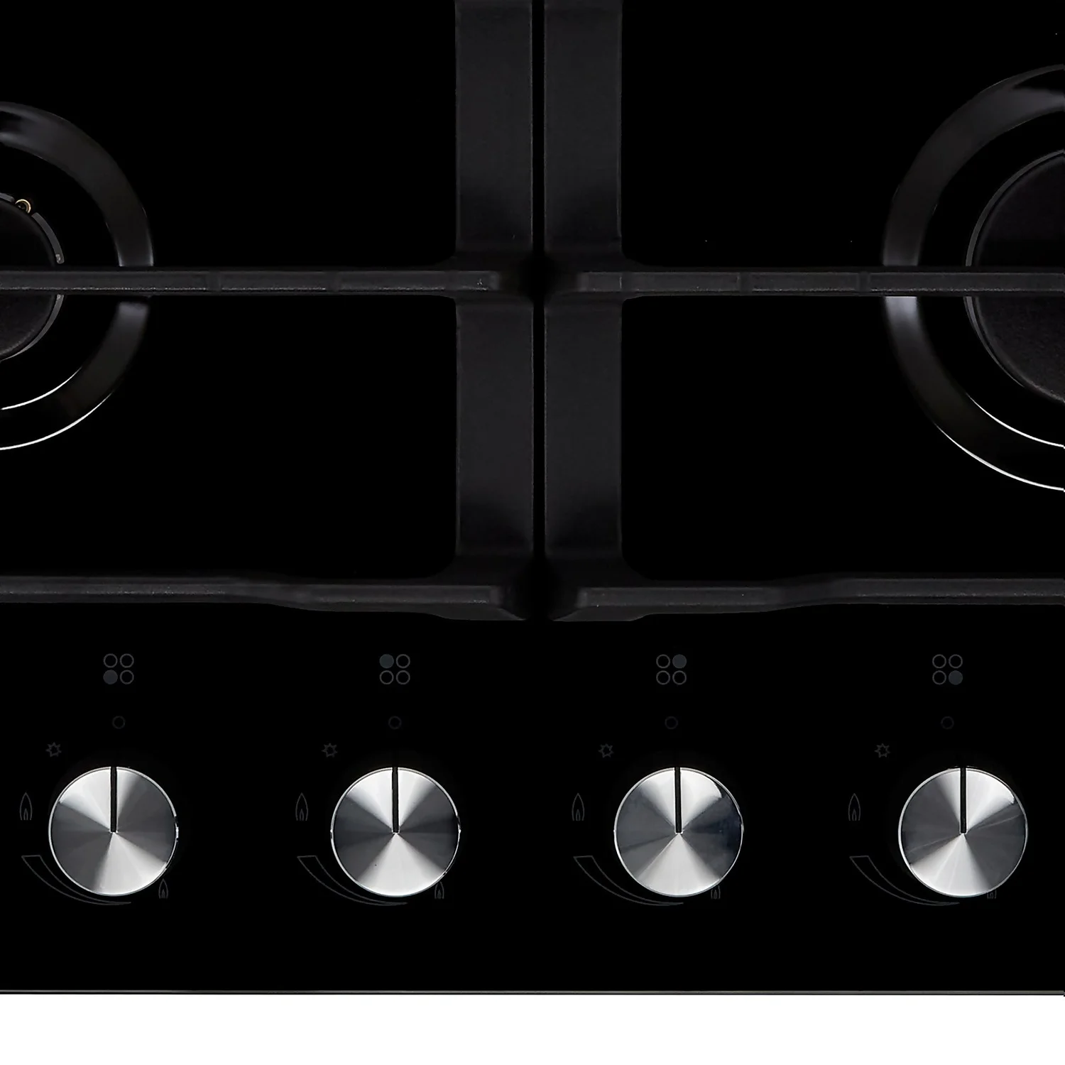 Samsung Prezio NA64H3000AK 60cm Gas Hob - Black / Glass 3 Samsung Prezio NA64H3000AK 60cm Gas Hob - Black / Glass - Image 3