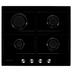Samsung Prezio NA64H3000AK 60cm Gas Hob - Black / Glass 11 Samsung Prezio NA64H3000AK 60cm Gas Hob - Black / Glass -Hoove Kitchen Shop 14200057 7245011750229166