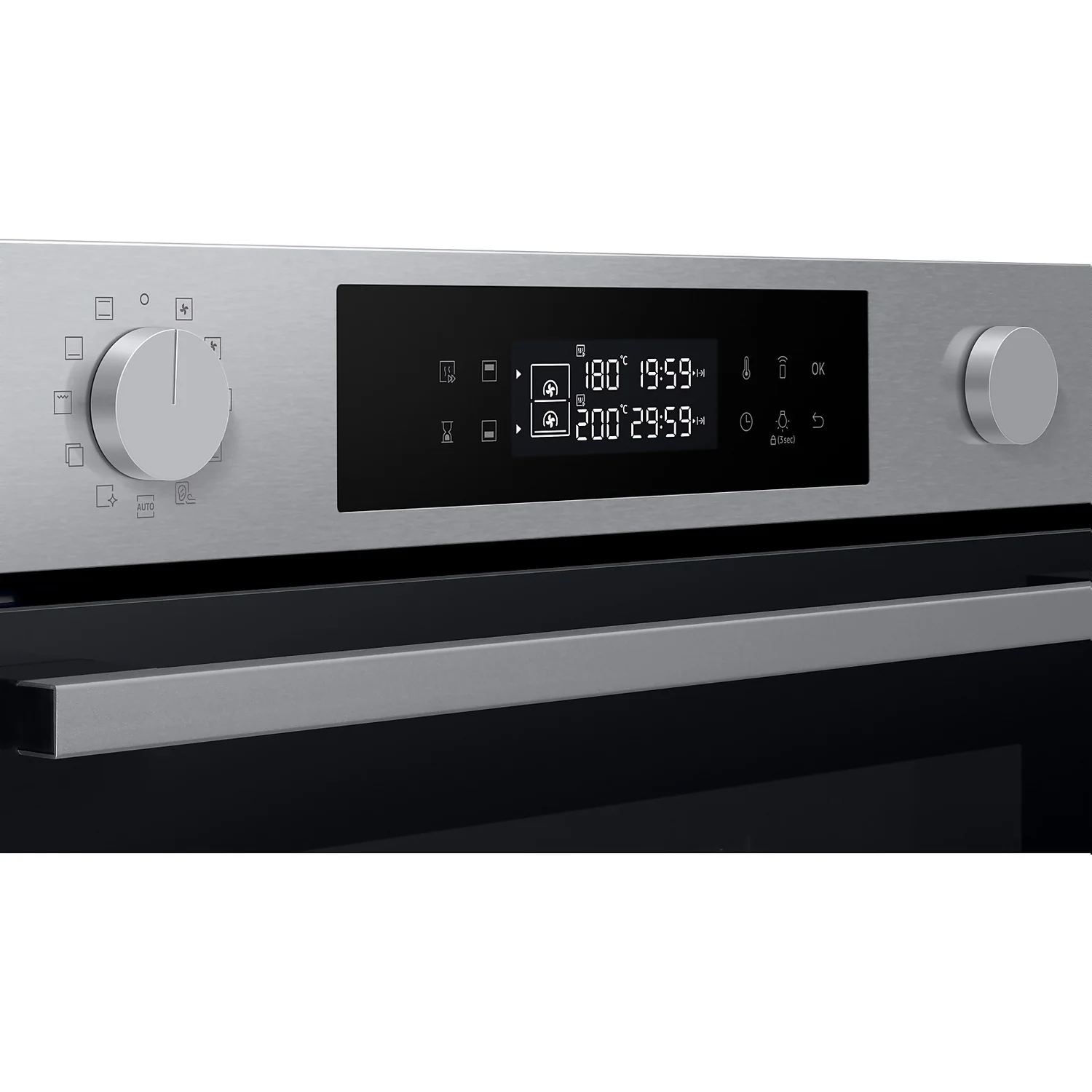 Samsung Series 4 Dual Cook NV7B44205AS Wifi Connected Built In Electric Single Oven - Stainless Steel 8 Samsung Series 4 Dual Cook NV7B44205AS Wifi Connected Built In Electric Single Oven - Stainless Steel - Image 8