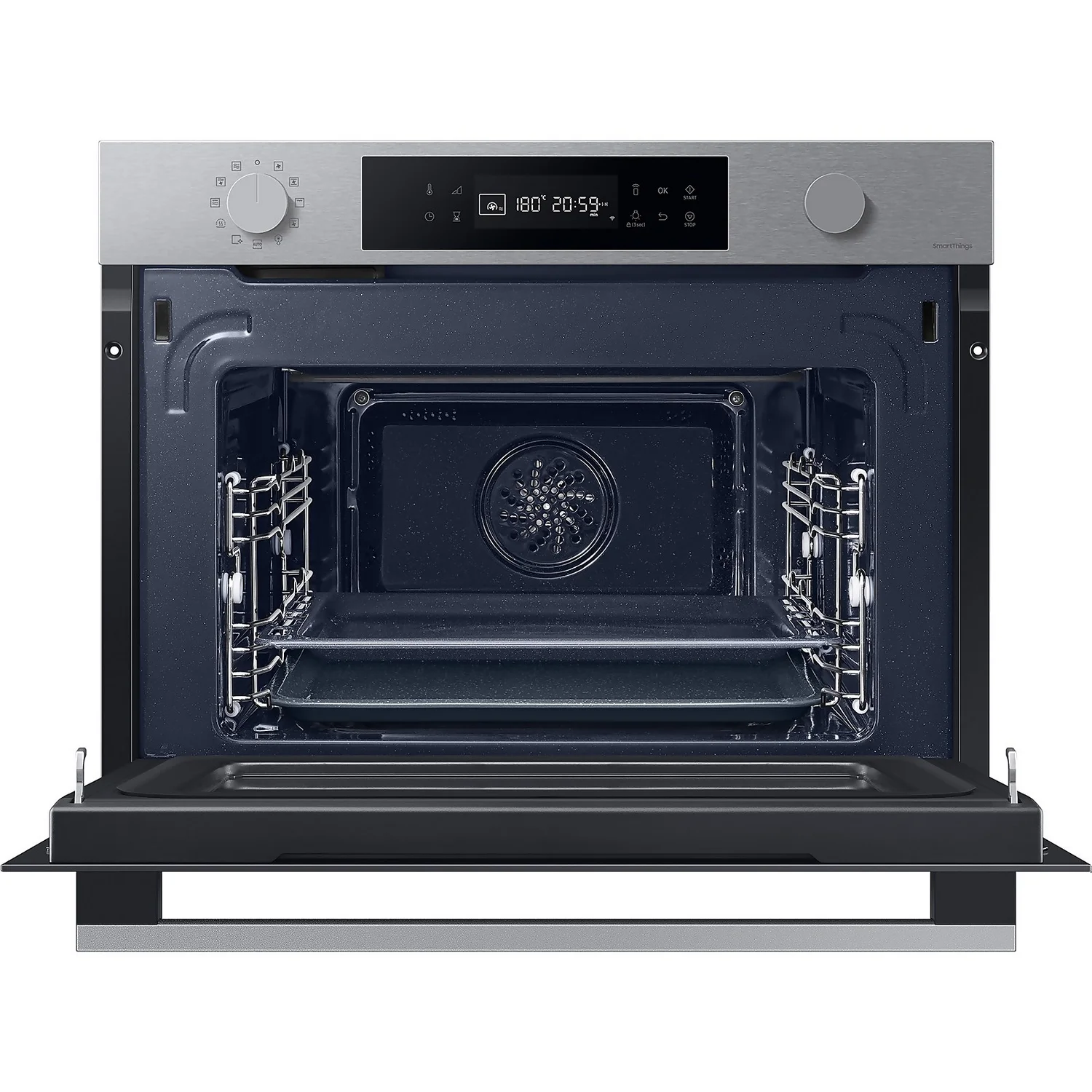 Samsung Series 4 NQ5B4553FBS Wifi Connected Built In Compact Electric Single Oven With Microwave Function - Stainless Steel 2 Samsung Series 4 NQ5B4553FBS Wifi Connected Built In Compact Electric Single Oven With Microwave Function - Stainless Steel - Image 2