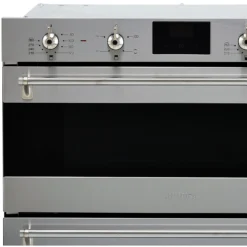 Smeg Classic DUSF6300X Built Under Electric Double Oven - Stainless Steel -Hoove Kitchen Shop 14200068 7515011759589613