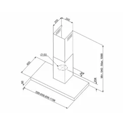 Smeg Cucina KATE600EX 60cm Chimney Cooker Hood - Stainless Steel -Hoove Kitchen Shop 14200072 1365011778002467