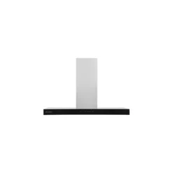 Samsung Prezio NK36M5070BS Chimney Cooker Hood - Stainless Steel / Black Glass