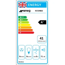 Smeg KV194B3 90cm Integrated Cooker Hood - Black Glass 13 Smeg KV194B3 90cm Integrated Cooker Hood - Black Glass -Hoove Kitchen Shop 14242413 2015027055625494